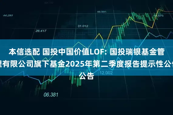 本信选配 国投中国价值LOF: 国投瑞银基金管理有限公司旗下基金2025年第二季度报告提示性公告